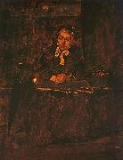 Mihaly Munkacsy Seated Old Woman Norge oil painting reproduction
